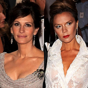 Julia Roberts, Victoria Beckham Julia Roberts, Victoria Beckham